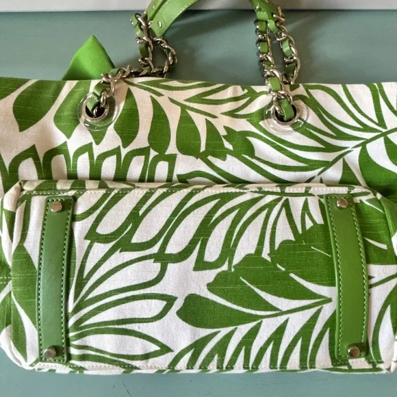 Kate Spade Palm Fronds Canvas Tote - Picture 7 of 11